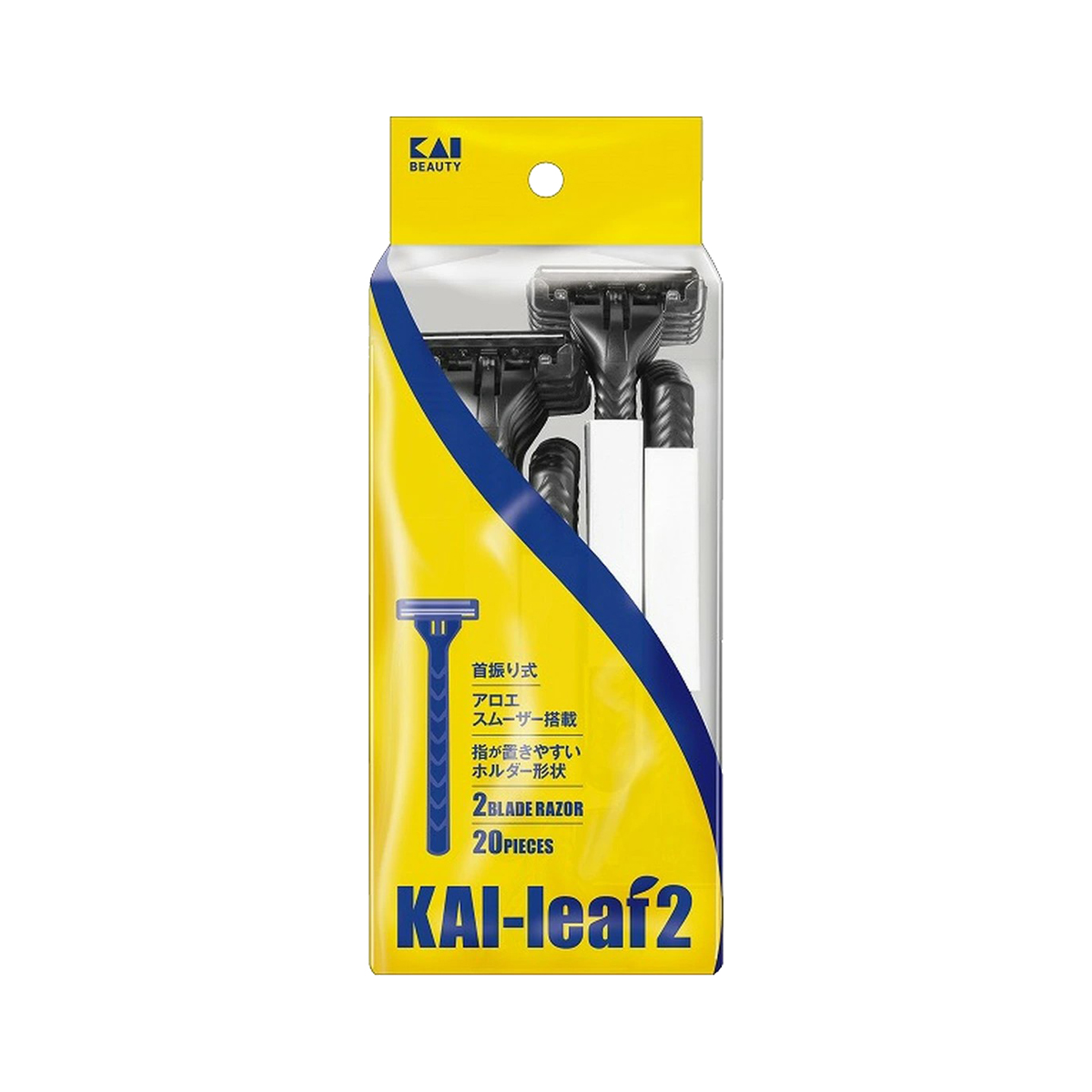 Dao Cạo Râu Kai Gx - 10P ( Túi 10 cây) 
